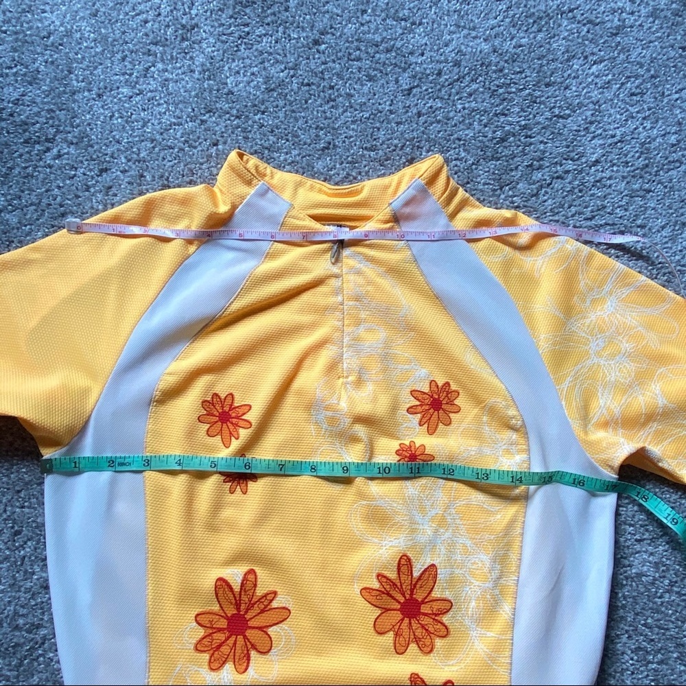 Adidas Women's Cycling Yellow Active Top - Picture 10 of 11